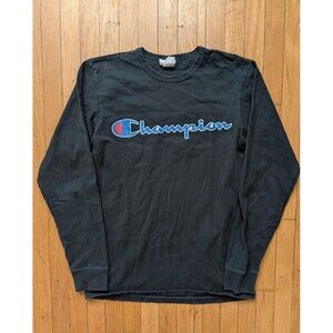 Vintage Men's Champion Shirt Size Medium Black